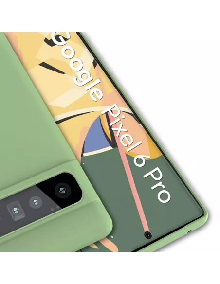 Google Pixel 6 Pro Liquid Silicone Case - Olive Green | Ibroz