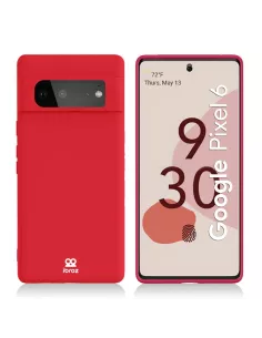 Google Pixel 6 Coque Liquid Silicone - Rouge | Ibroz
