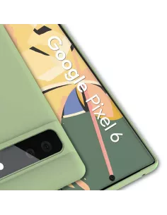 Google Pixel 6 Coque Liquid Silicone - Vert Olive | Ibroz 2