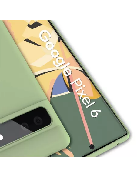 Google Pixel 6 Liquid Silicone Case - Olive Green | Ibroz
