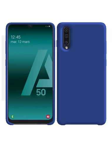 Galaxy A50 Coque Liquid Silicone Soft Touch | Ibroz