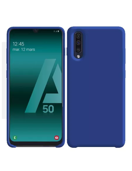 Galaxy A50 Coque Liquid Silicone Soft Touch | Ibroz