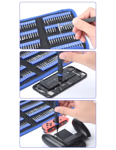 Trousse de 126 outils de précision en acier - Réparation smartphone...