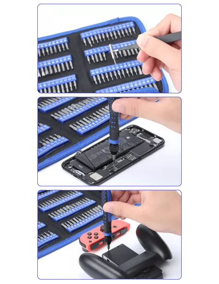 Trousse de 126 outils de précision en acier - Réparation smartphone...