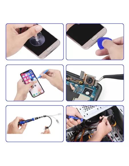 Trousse de 126 outils de précision en acier - Réparation smartphone...