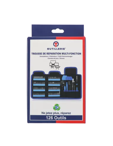 Trousse de 126 outils de précision en acier - Réparation smartphone...
