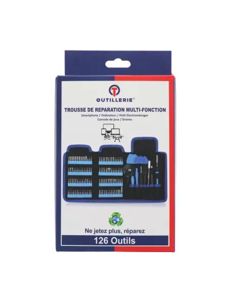 Trousse de 126 outils de précision en acier - Réparation smartphone...