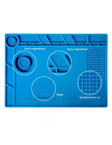 Tapis de réparation antistatique et magnétique 25 x 35 cm | Ibroz