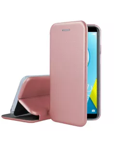 Honor 9 Lite Etui cuir folio CLAM - Rose Gold | Ibroz