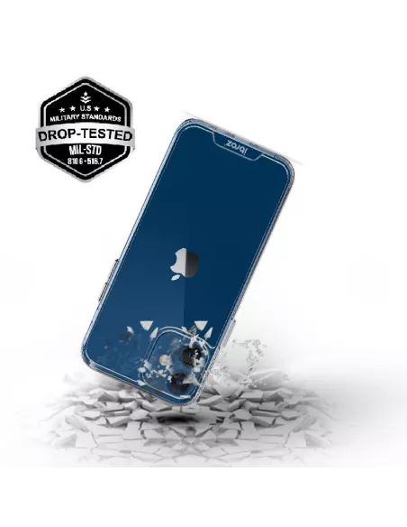 iPhone 13 Mini Cover Bayer Antichoc Ultra Transparente + Verre Trem...