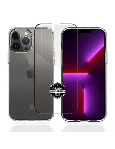 iPhone 13 Pro Max Cover Bayer Antichoc Ultra Transparente + Verre T...