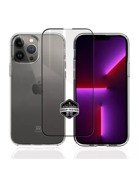 iPhone 13 Pro Max Coque Bayer Antichoc Ultra Transparente + Verre T...