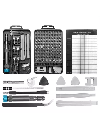Set of 135 precision tools in wax - Smartphone repair, o...