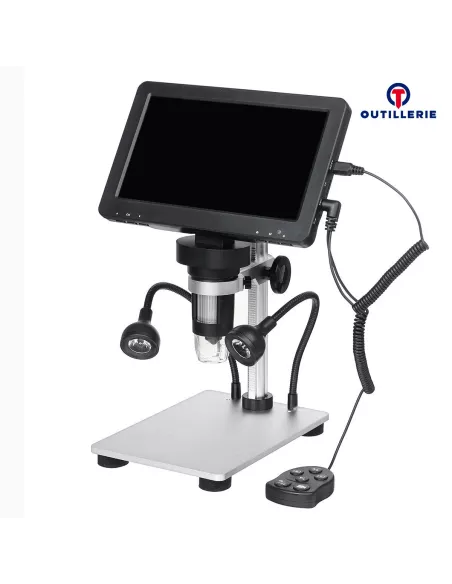 Digital USB microscope 1200X - 12 MPx - 1080 FHD video, LE lamps...