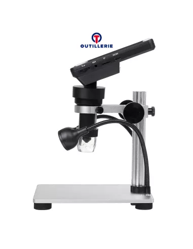 Microscope USB Numérique 1200X - 12 MPx - Vidéo 1080 FHD, lampes LE...