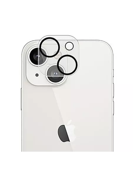 Lot de 2 Protections objectif caméra pour iPhone 13 en verre trempé...