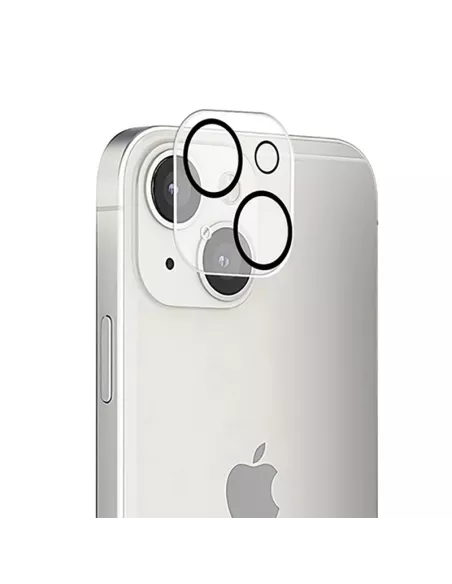 Lot de 2 Protections objectif caméra pour iPhone 13 en verre trempé...