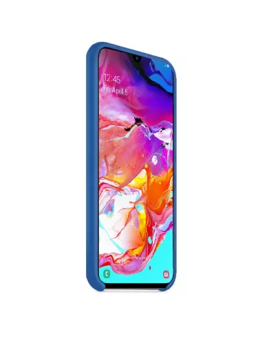 Galaxy A70 Coque Liquid Silicone Soft Touch | Ibroz