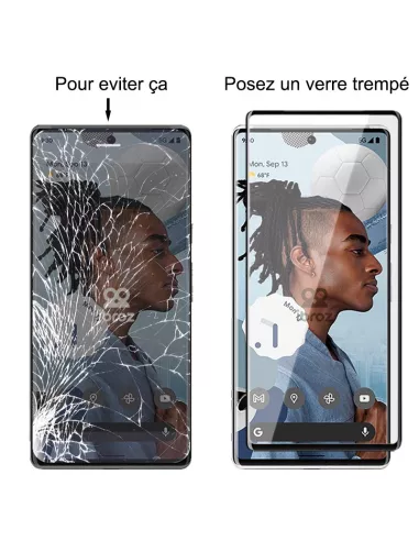 Lot de 3 Protections écran pour Google Pixel 6 Pro en verre trempé ...