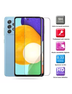 Lot de 3 Protections écran pour Samsung Galaxy A52 en verre trempé ... 2