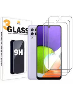 Set of 3 screen protectors for Samsung Galaxy A22 (4G) in tr...