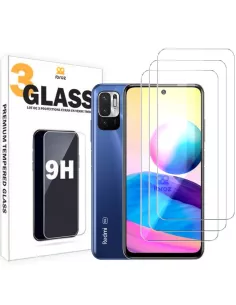 Lot de 3 Protections écran pour Xiaomi Redmi Note 10/10s en verre t...