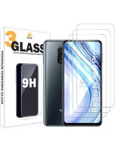 Lot de 3 Protections écran pour Xiaomi Redmi Note 9 Pro en verre tr...