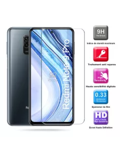 Lot de 3 Protections écran pour Xiaomi Redmi Note 9 Pro en verre tr... 2