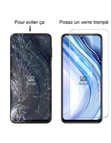 Lot de 3 Protections écran pour Xiaomi Redmi Note 9 Pro en verre tr...