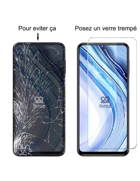 Set of 3 screen protectors for Xiaomi Redmi Note 9 Pro in tr...