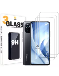 Set of 3 screen protectors for Xiaomi Mi 11 Lite Pro in tempered...