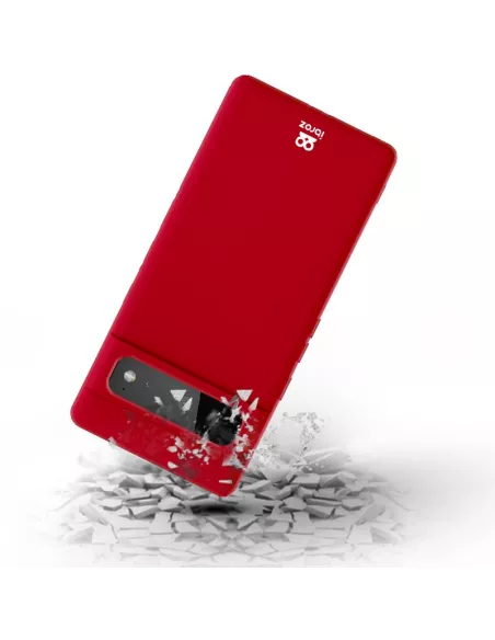 Google Pixel 6 Coque Liquid Silicone - Rouge | Ibroz