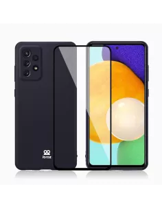 Coque LSR Samsung Galaxy A52/A52s Liquide Silicone + Verre trempé 9...