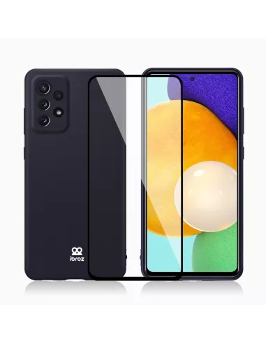 LSR Case Samsung Galaxy A52/A52s Liquid Silicone + Tempered Glass 9...