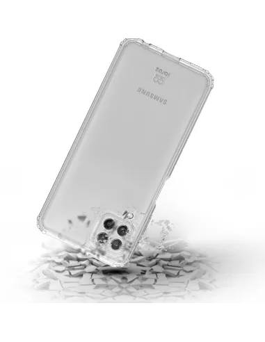 Coque antichocs + Protection écran 9H Samsung A22 4G - Transparent ...
