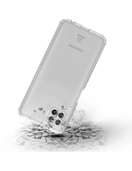 Coque antichocs + Protection écran 9H Samsung A22 4G - Transparent ...