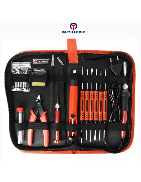 Trousse Nécessaire de soudure 60W - 20 pcs - pour Réparation Drones...