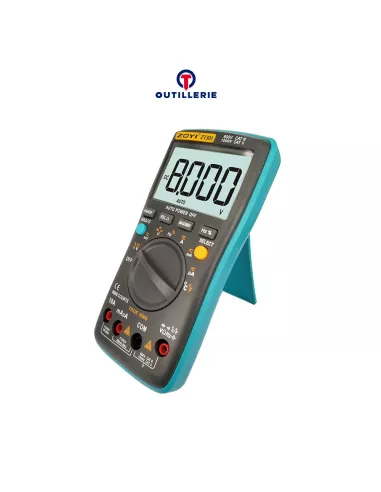 Multimètre Numérique 8000 Points - True RMS, Voltmètre, Thermomètre...