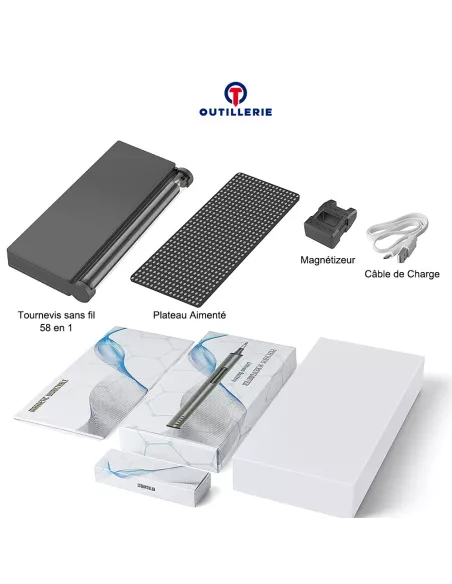 Pack Premium Mini Precision Cordless Screwdriver - 58 pieces + Pla...