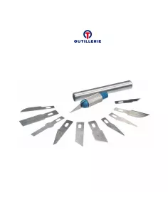 Pack 16 pcs cutter multi-lames -13 lames + 3 manches | Ibroz 2