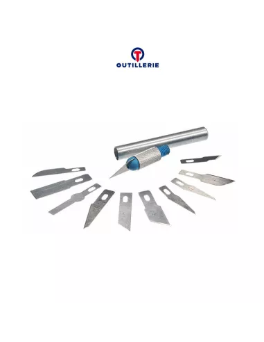 Pack 16 pcs cutter multi-lames -13 lames + 3 manches | Ibroz