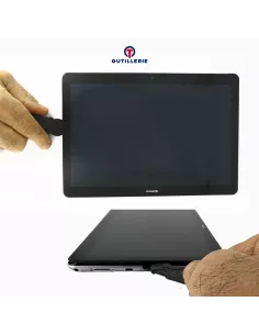 Ouvreur à roulette carbone pour démontage écran smartphone, ordinat... 2