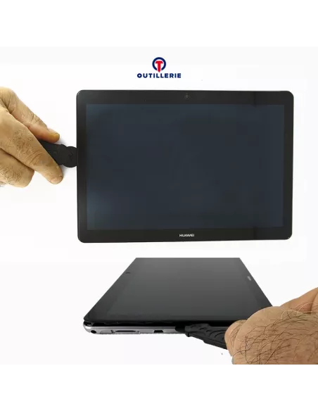 Ouvreur à roulette carbone pour démontage écran smartphone, ordinat...