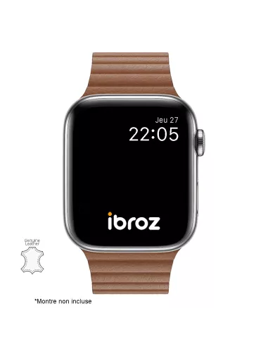 Genuine Leather Strap Apple Watch 7, 6, SE, 5, 4, 3 - Havana |...