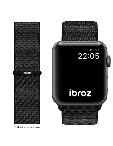 Bracelet Nylon Loop Sport pour Apple Watch 8, 7, 6, SE, 5, 4, 3 - N...
