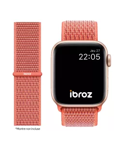Nylon Loop Sport Wristband for Apple Watch 7, 6, SE, 5, 4, 3 - Nect...