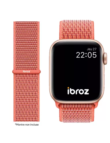 Bracelet Nylon Loop Sport pour Apple Watch 7, 6, SE, 5, 4, 3 - Nect...