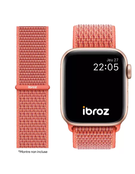 Nylon Loop Sport Wristband for Apple Watch 7, 6, SE, 5, 4, 3 - Nect...