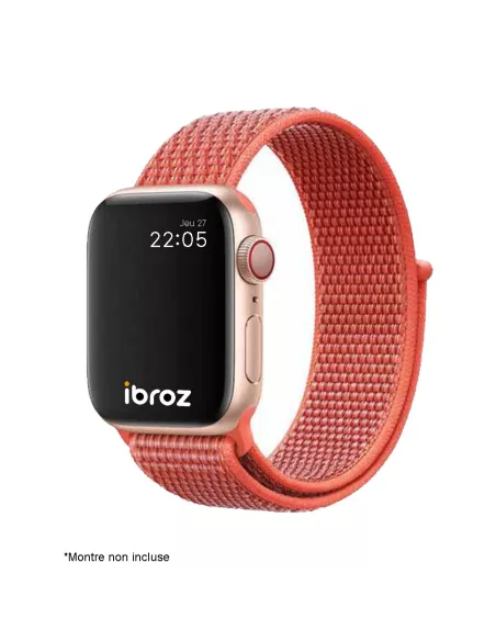 Bracelet Nylon Loop Sport pour Apple Watch 7, 6, SE, 5, 4, 3 - Nect...