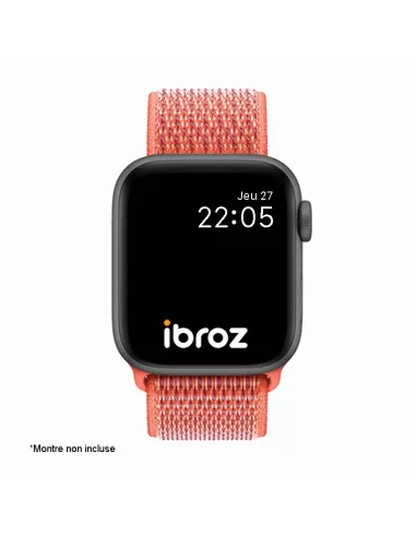 Bracelet Nylon Loop Sport pour Apple Watch 7, 6, SE, 5, 4, 3 - Nect...